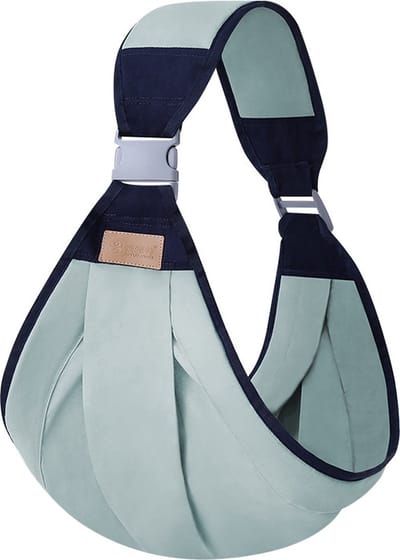Nixnix® - Baby Draagzak - Groen - Schouder drager - Sterk - Veilig
