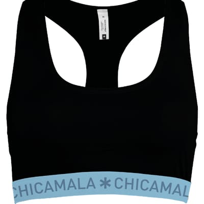 Chicamala – Dames Racerback - BH zonder beugel – Dames Ondergoed – Lingerie - Sport BH – Kleding - 95% Katoen – Dames kleding