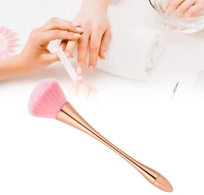 Dailygoods- Nagelborstel Professioneel - Stofborstel - Poederkwast - Manicure Tool - Huidvriendelijk - Lange Hand