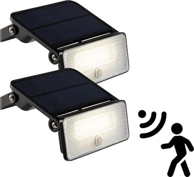 LED's Light Solar buitenlampen 1000 met sensor - Bewegingssensor en nacht sensor - Duopack