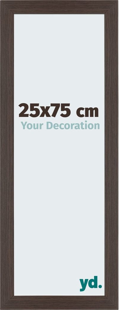 Your Decoration - Fotolijst 25x75 cm - MDF - Eiken Donker - Mura