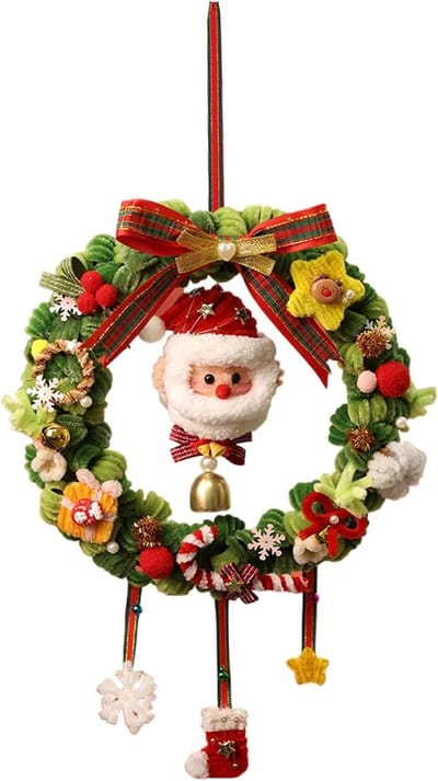 Kerst Knutselpakket - Kerstdecoratie Set - Familie Knutselen - Kinderveilig Materiaal - 40x25x7cm - Ouderling