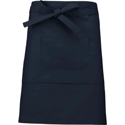 Schort/Tuniek/Werkblouse Unisex One Size Kariban Navy 100% Katoen