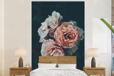 Behang - Fotobehang Rozen - Bloemen - Boeket - Breedte 145 cm x hoogte 220 cm