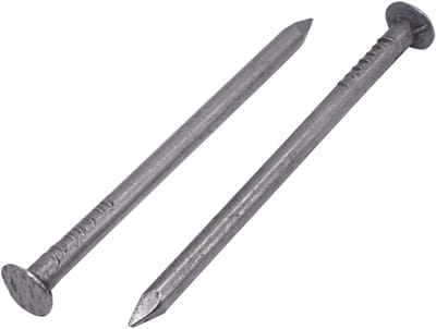 Pack van 300 constructienagels 3,5 x 60 mm - Platte ronde kop - Multifunctionele draadnagels voor houtbewerking