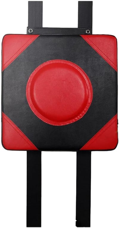 Trainingsboard Fitness - Interactief Trainingspad - Cardio Training - Geluidsreducerend Ontwerp - 30x30x10 cm - Rood