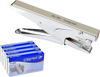 Handnietmachine - Niet tang - Papier Verwerken - Snel Oplaadmechanisme - 30 Vellen - Grijs