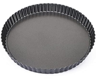 Taartpan 25 cm met verwijderbare bodem - Niet-stick Quiche Pan voor Taart en Cake