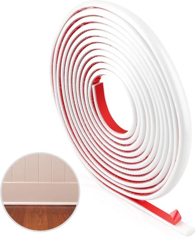 Dailygoods- Sierlijst Flexibel - Zelfklevend - Plafondlijst - Decoratie - Voor Doe-Het-Zelvers - Water- en Stofdicht - 5 m - Plakstrip