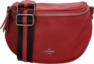 Charm London New York Heuptas - Crossbody Schoudertasje - Festival Tas - Fanny Pack - Donkerrood