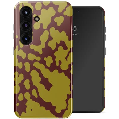 Selencia Vivid Backcover met MagSafe voor de Samsung Galaxy S25 - Moo'd Olive Dust