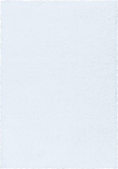 Modern hoogpolig vloerkleed Sydney - wit - 100x200 cm