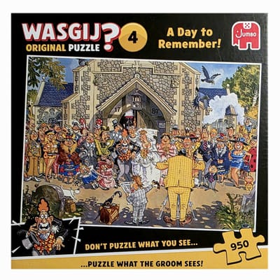 Jumbo Wasgij 4 - Orginal - Een dag om nooit te vergeten - 950 Stukjes - Legpuzzel