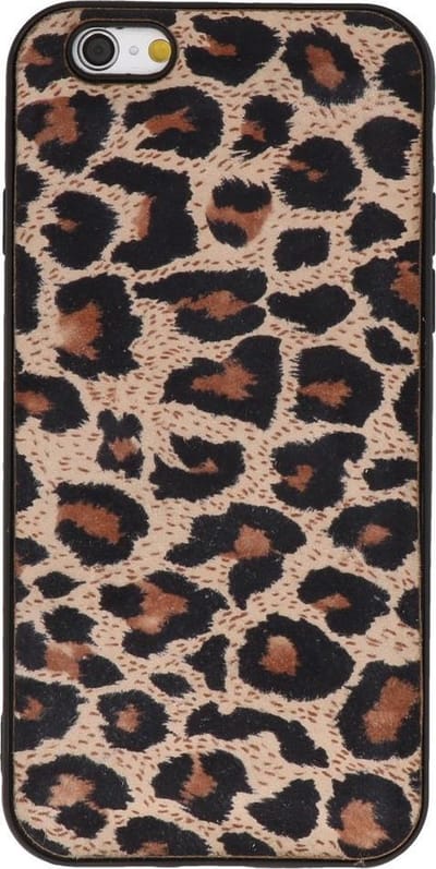 Bestcases Luipaard Leer Back Cover Telefoonhoesje iPhone 6