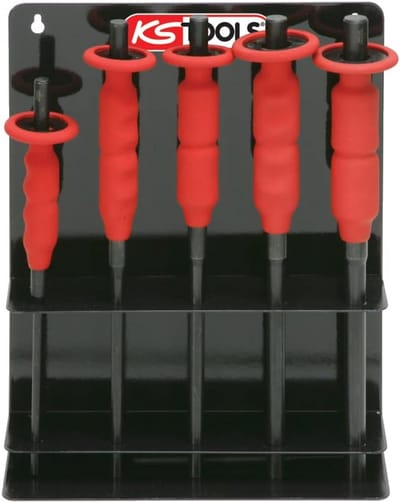 Pen Float Set - Pin Punches - Metaal Bewerken - Verhard Werkvlak - 6-14 mm - Zilverkleurig