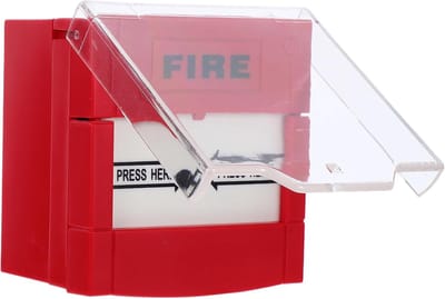 Noodknop - Alarmknop Brandmelder - Veiligheid Verzekeren - Handmatig Resetbaar - 860 x 860 x 510 cm - Rood