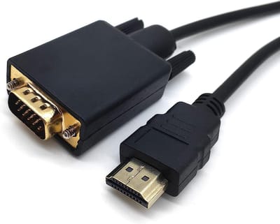 HDMI naar VGA Kabel 1,8 Meter - HDMI naar VGA Kabel Omvormer Converter
