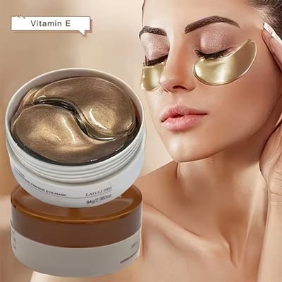 Cafeïne & Niacinamide & Collageen Oogmasker 60 Stuks - Anti Wallen en Donkere Kringen - Eye Pads - Oog Pads - Verstevigende Hydrogel Patches - Korean Skincare - Tegen Fijne Lijntjes - Gezichtsverzorging