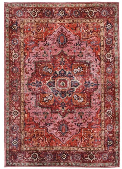 Dailygoods- Vloerkleed Laagpolig 120 x 180 cm - Oosterse Vloerkleed - Machinewasbaar - Woonkamer/Slaapkamer - Turkse Kwaliteit - OEKO-TEX Gecertificeerd - Tapijt