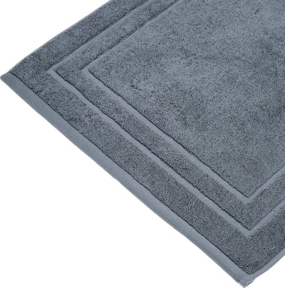 Atmosphera Badkamerkleed/badmat - vloermat - donkergrijs - 50 x 70 cm