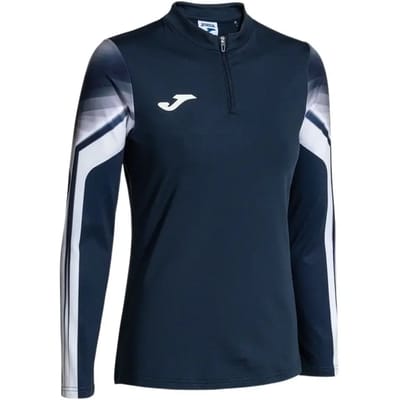 Joma Elite Xi Sweatshirt Met Halve Rits Blauw S Vrouw