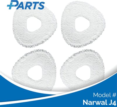 Narwal J4 Dweilpads (4 Stuks, Plus.Parts® alternatief voor CP-PJ-A00087-00-00)