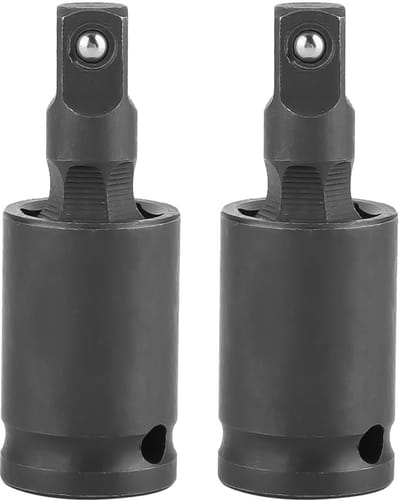 Dailygoody - Universele Aansluiting - Socket Adapter 1/4" 3/8" 1/2" - Chrome Molybdeen Staal - 2 Stuks - Stevige Aansluiting - Geschikt voor Veelzijdi.