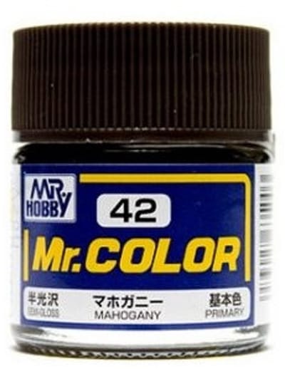 Gunze Mr. Hobby C-042 - Mr. Color 10 ml Mahogany - Lacquer Modelbouwverf