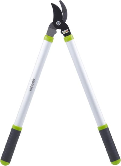 Snoeischaar - Tuinschaar Takken - Tuinonderhoud Snoeien - Stevige Stalen Constructie - 60 cm - Groen Grijs