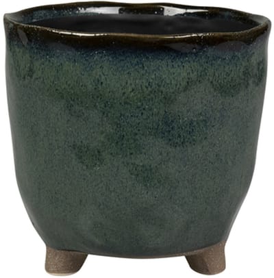 Ter Steege Bloempot Blauw D 19 cm H 18 cm Opening 17 cm