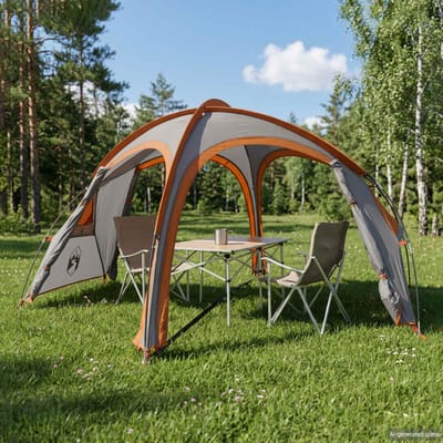 vidaXL - Trekkingtent - met - regenkap, - waterbestendig - 2-persoons