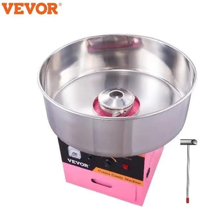 Luxe Suikerspinmachine – Tafelmodel – Suikerspinmaker – Voor Feestjes en Partijen – Kinderfeestje – Cotton Candy – Kunststof – Compact Design – Roze