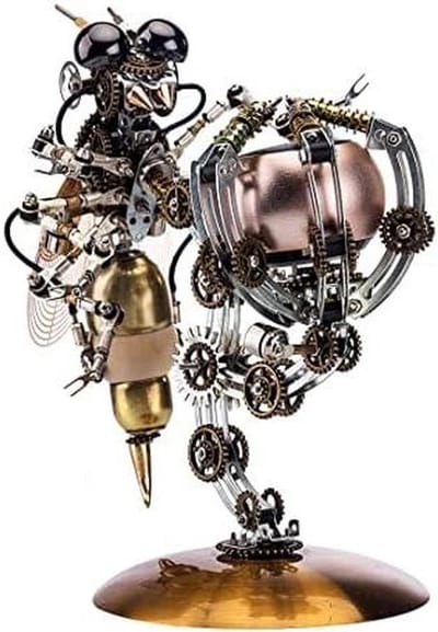 Metalen Puzzel - Doe-het-zelf Model - Creatieve Hobby - Roestvrij Staal - 627 Stukjes - Zilver