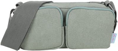 Fritzi aus Preußen schoudertas Donny Crossover Bag Long Canvas Jade groengrijs