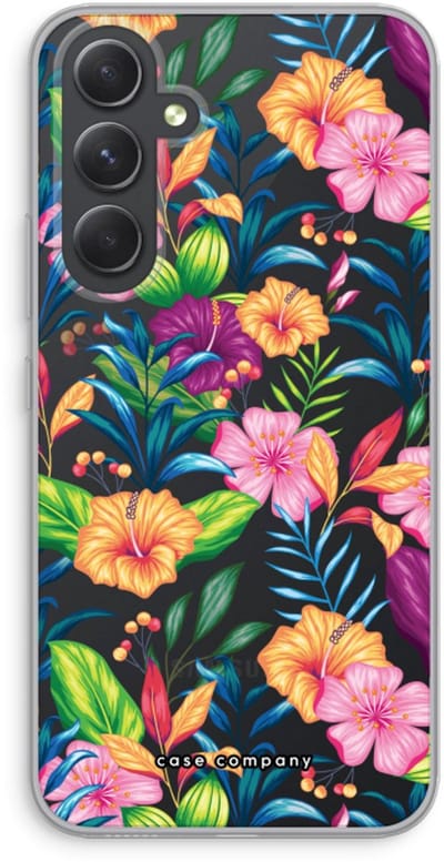 Case Company® - Hoesje geschikt voor Samsung Galaxy A54 hoesje - Tropisch 2 - Soft Cover Telefoonhoesje - Bescherming aan alle Kanten en Schermrand