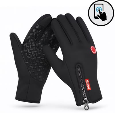 Valero Handschoenen – Waterdicht Winddicht & Warm – Touchscreen – Maat XXL – Unisex – Zwart