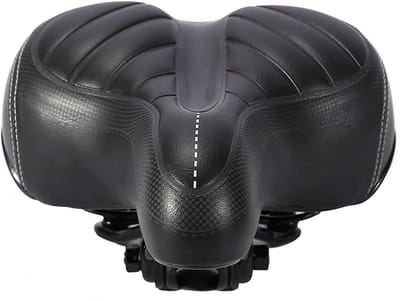Ultra Soft Cushion Thicken City Bike Saddle - Matte Black Seat in HTML for Mountain Bike .