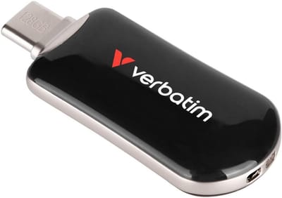 USB-C Flash Drive - Geheugenstick Dataopslag - Bestanden Delen - Compact Ontwerp - 0.85 x 1.35 cm - Zwart