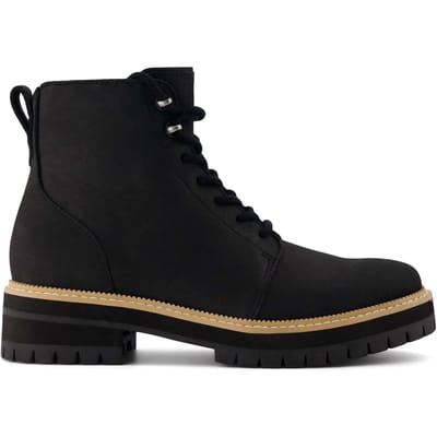 TOMS Wylder Leather Vrouwen Zwart Laarzen
