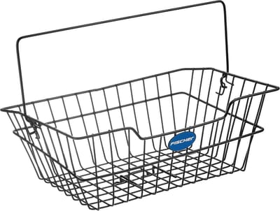 FISCHER Bagagedragermand zwart 32 x 40 x 19 cm - kwaliteitshandvatbescherming Fietsmand