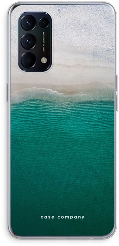 Case Company® - Hoesje geschikt voor Oppo Find X3 Lite hoesje - Stranded - Soft Cover Telefoonhoesje - Bescherming aan alle Kanten en Schermrand