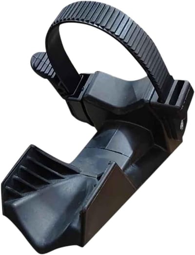 Voorwielstopper Fiets - Fietsstandaard Stabilisator - Fiets Transport - Snelle Aanpassing - 19 x 16 x 12 cm - Zwart