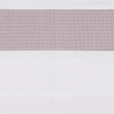 BINK Bedding Ledikantlaken Wafel (Pique) Oudroze 100 x 150 cm - laken voor ledikant - lakentje - babylaken - wafel - oudroze - roze