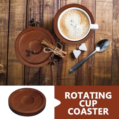 Dailygoods- Onderzetters Hout - Ronde Onderzetters - Glasonderzetters - Onderzetters voor Whiskyglazen - Duurzaam - Elegant Ontwerp - Onderzetter