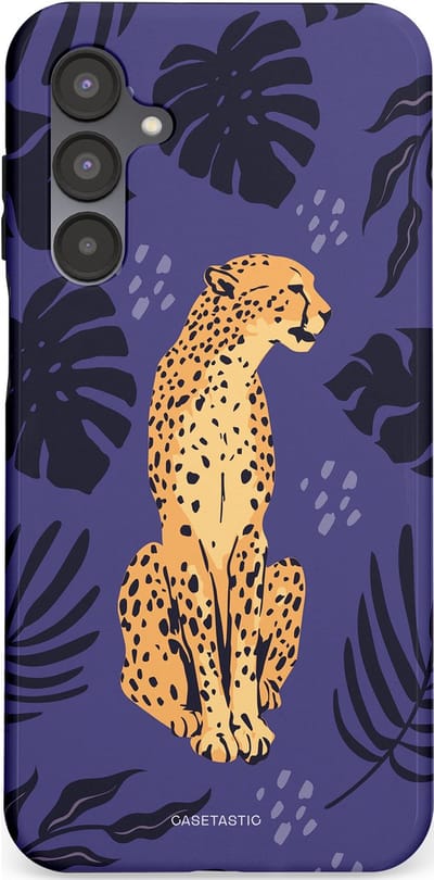 Casetastic Hoesje Geschikt voor Samsung A16 - Stijlvolle Beschermende Duo-layer Case - Cheetah elegantie