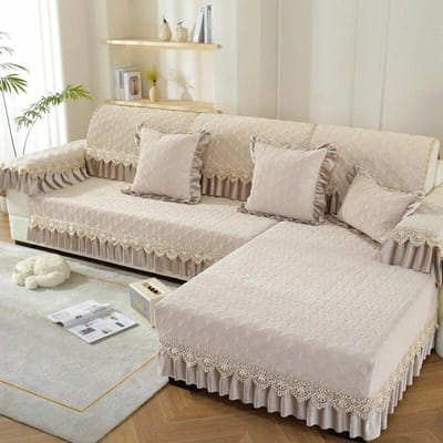 Winter antislip kussen Europese stijl rok bankhoes 2022 nieuwe verdikte hoes doek pluche bankkussen 70x70cm