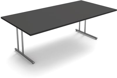 Bureau Profi antraciet 200cm