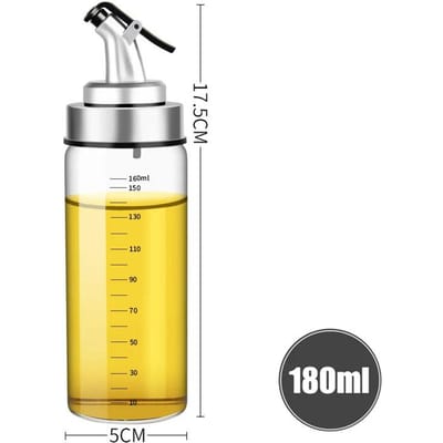 Hoge Borosilicaatglas Olie Fles Olie Dispenser Sojasaus Pot Azijn Pot Lekvrij Kruiden Opbergfles Keukenhulpmiddelen yellow