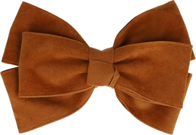 Haarsoires Haarspeld Patentspeld 7cm - Strik 12cm – Anti-slip - Velvet – Bruin - Haarspelden voor Dames - Haarklem - Haarclip - Haaraccessoires - Hair Clip - Decoratieve Haaraccessoire