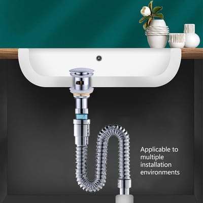 Regenpijp Verlenger - Flexibele Afvoer - Waterafvoer Optimaliseren - Sterke Compatibiliteit - 39 cm - Zwart